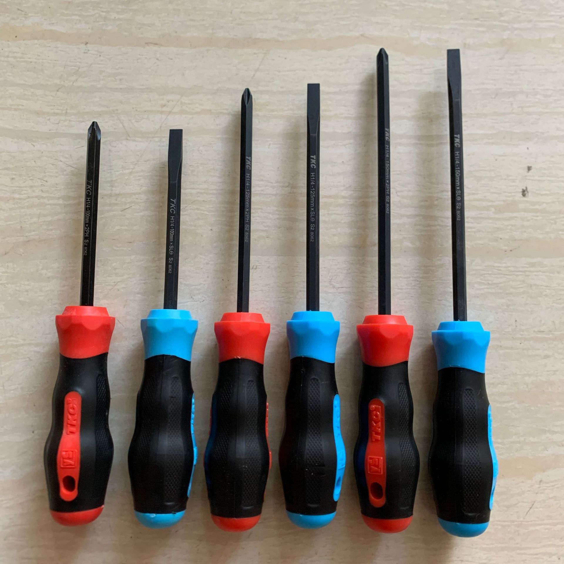 Fabricante de Taiwán TKC Destornillador hexagonal destornillador endurecido destornillador cabeza