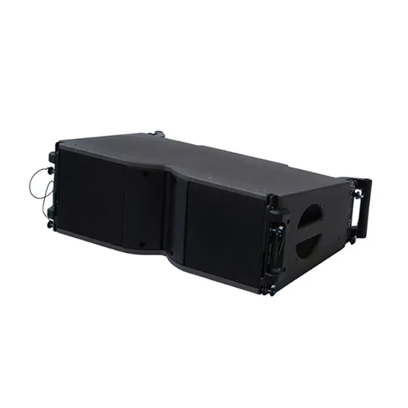 Venta directa de fábrica, altavoces de arreglo lineal duales de 8 pulgadas, audio para escenarios, actuaciones al aire libre, bares, salas de conferencias, estéreo de alta calidad