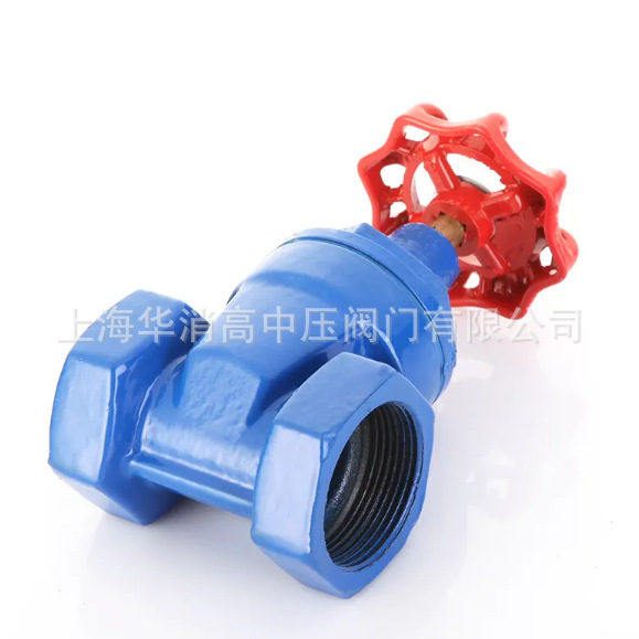 上海凯工Z15X丝扣铜杆闸阀消防专用不锈钢内丝闸阀铸铁闸板阀