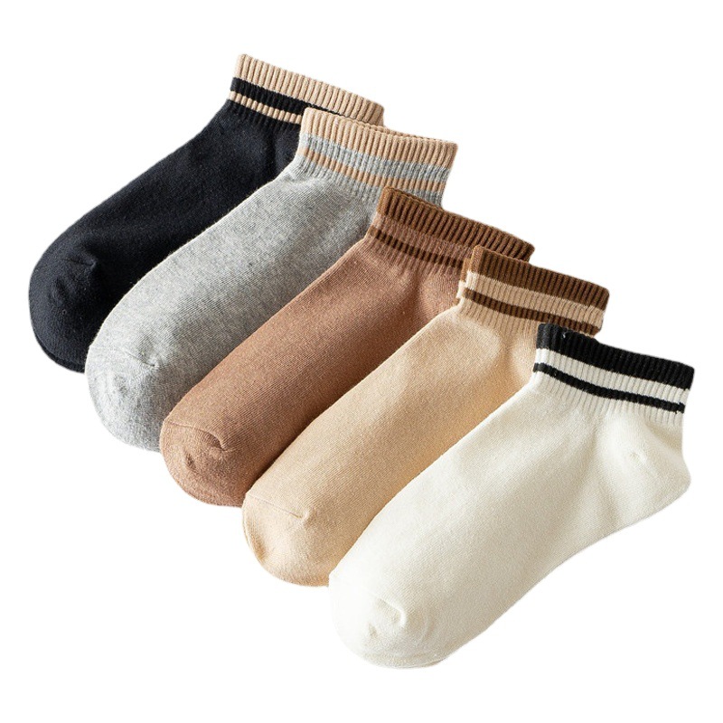 Calcetines cortos de primavera para mujer Calcetines cortos de moda para mujer Deportes de celebridades de Internet Calcetines cortos japoneses Primavera y otoño para mujer Calcetines de barco