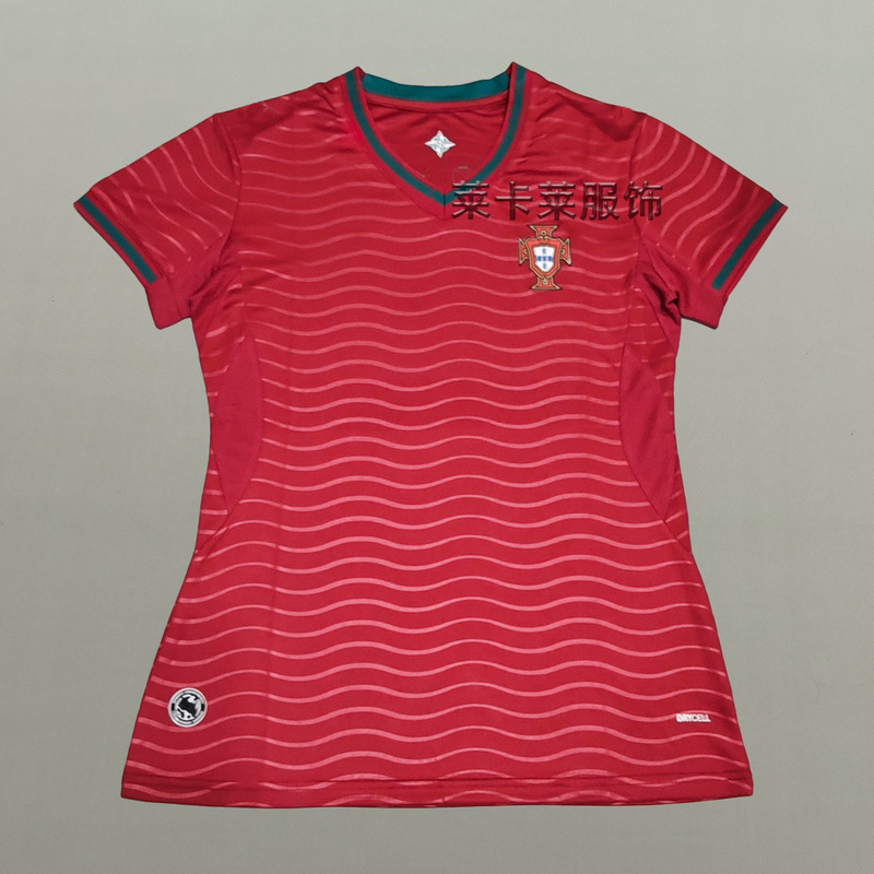 2026 World Cup Women's Football Uniforms Argentina Brazil Germany Portugal National Team Slim Fit Fan Short-Sleeved Shirts