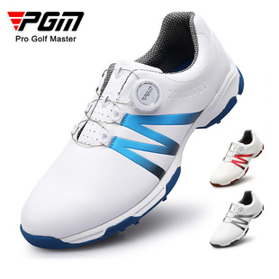 Pgm Factory Direct Supply Golf Men's Shoes Gradient Color Rotating Shoelaces Waterproof Breathable Sports Men's Shoes
