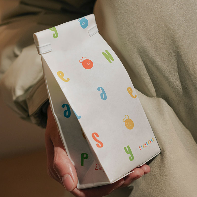 创新环保牛皮纸自立自封咖啡袋