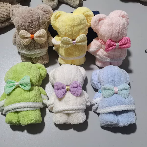 With bow, yellow, with little bears