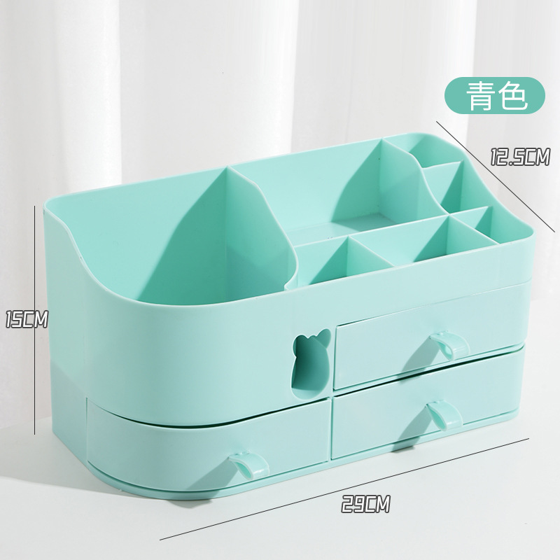 Caja de almacenamiento de gabinete de espejo lavabo de baño cosméticos lápiz labial estante de almacenamiento caja de acabado inclinada montada en la pared de baño