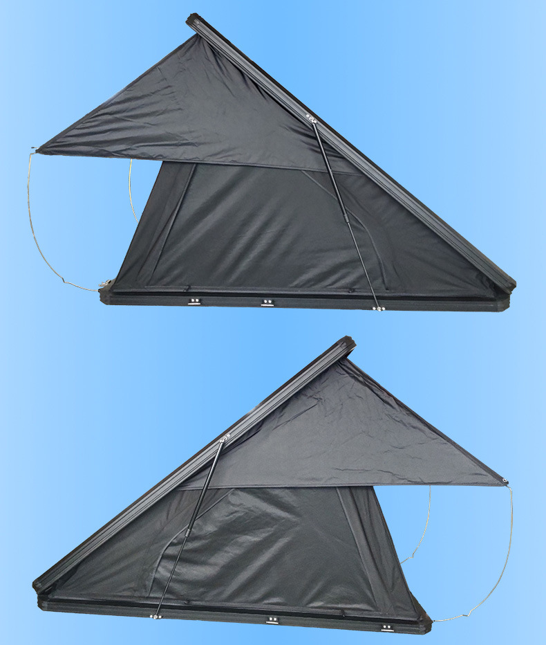 Quick-Opening Thin Car Roof Tent, Factory Direct Supply, Outdoor Camping, No Setup Required, Suv Car-Mounted Aluminum Alloy Hard-Top Tent