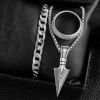 Silver arrow, set, 3 piece set