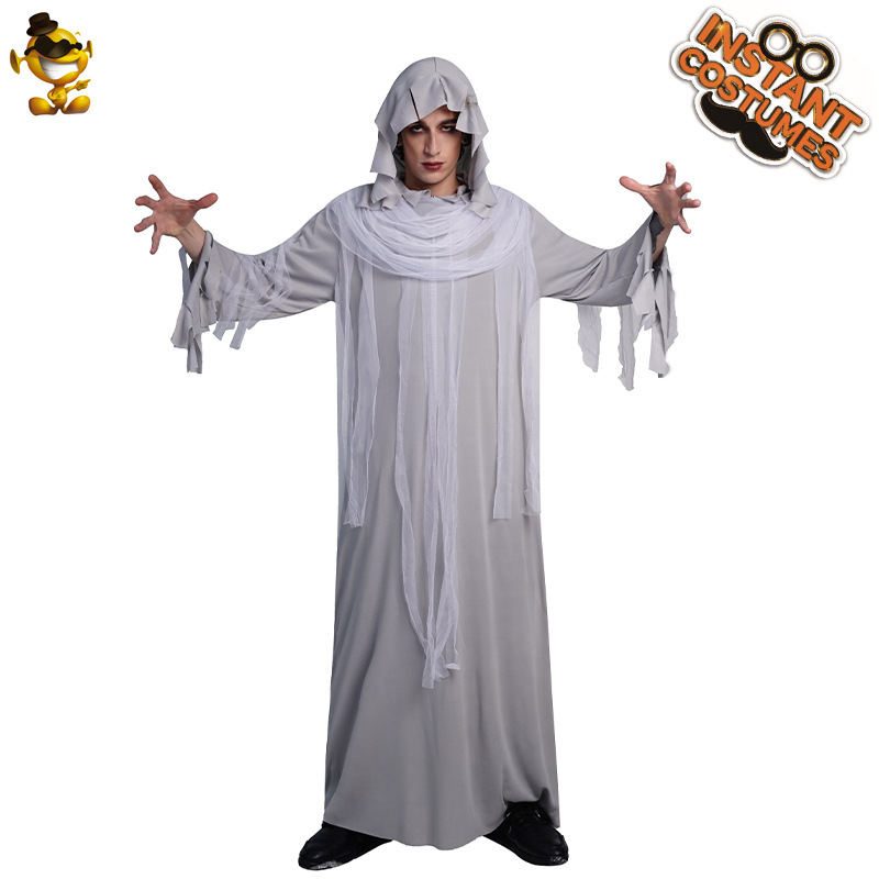 Halloween hombres adultos demonio Grim Reaper partido traje fantasma Halloween juego de rol etapa traje