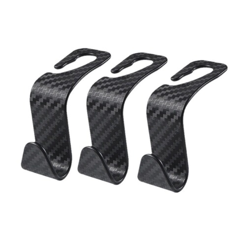 Car hooks, car seat hooks, vehicle carbon fiber pattern hooks, hidden seat back hooks, cross-border auto accessories