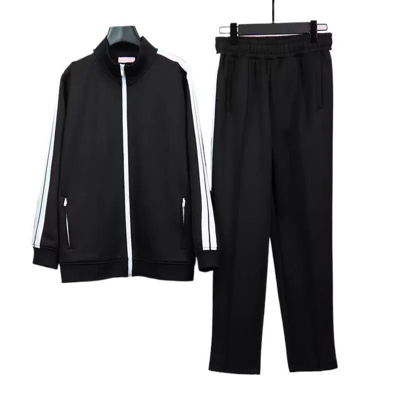 Источник Correct Version Palm Palm Angel Sports Set Black and White Strip Casual Men