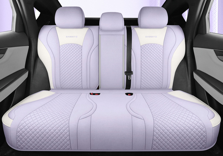 BYD Qin plus seat cover fully surrounded by cotton and linen four seasons cushion glory version cartoon rabbit breathable seat cover
