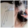 Earrings, fashionable advanced ear clips, no pierced ears, simple and elegant design, light luxury style, high-quality style