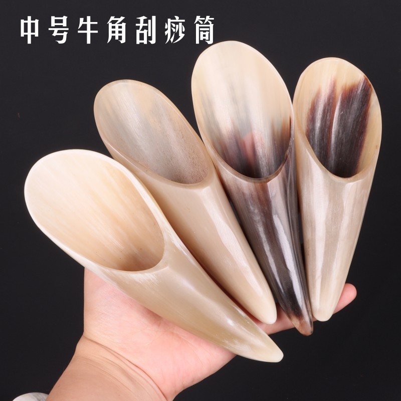 メーカー卸売り牛角大茶匙スクレーパー12 ~ 15センチ牛角スクレーパー穴マッサージ棒スクレーパー|undefined