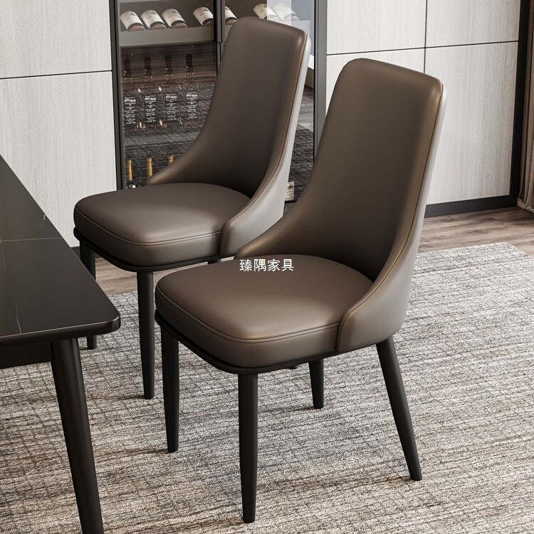Silla de comedor doméstica moderna silla de comedor simple silla de respaldo silla de mesa de comedor de estilo pequeño silla de hotel de lujo nórdica silla de ocio sen