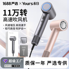 Yongri が厳選した共同ブランドの高速ヘアドライヤー、家庭用マイナスイオン、強風、ブラシレスヘアドライヤー、ヘアサロン専用、速乾性
