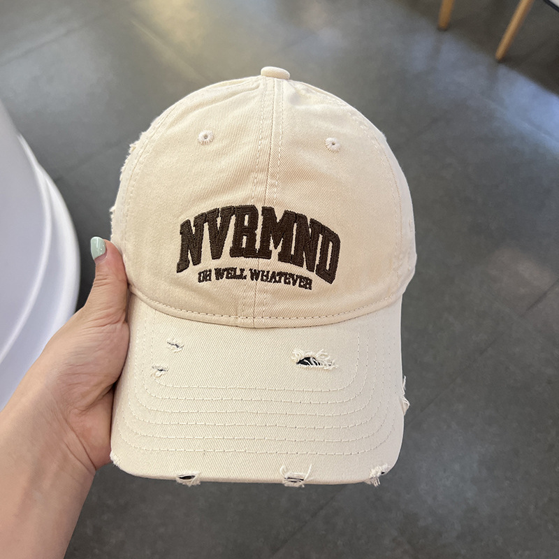 Sombreros de borde ancho, gorras de béisbol de verano para mujeres, nuevos sombreros de algodón coreano profundos y profundos