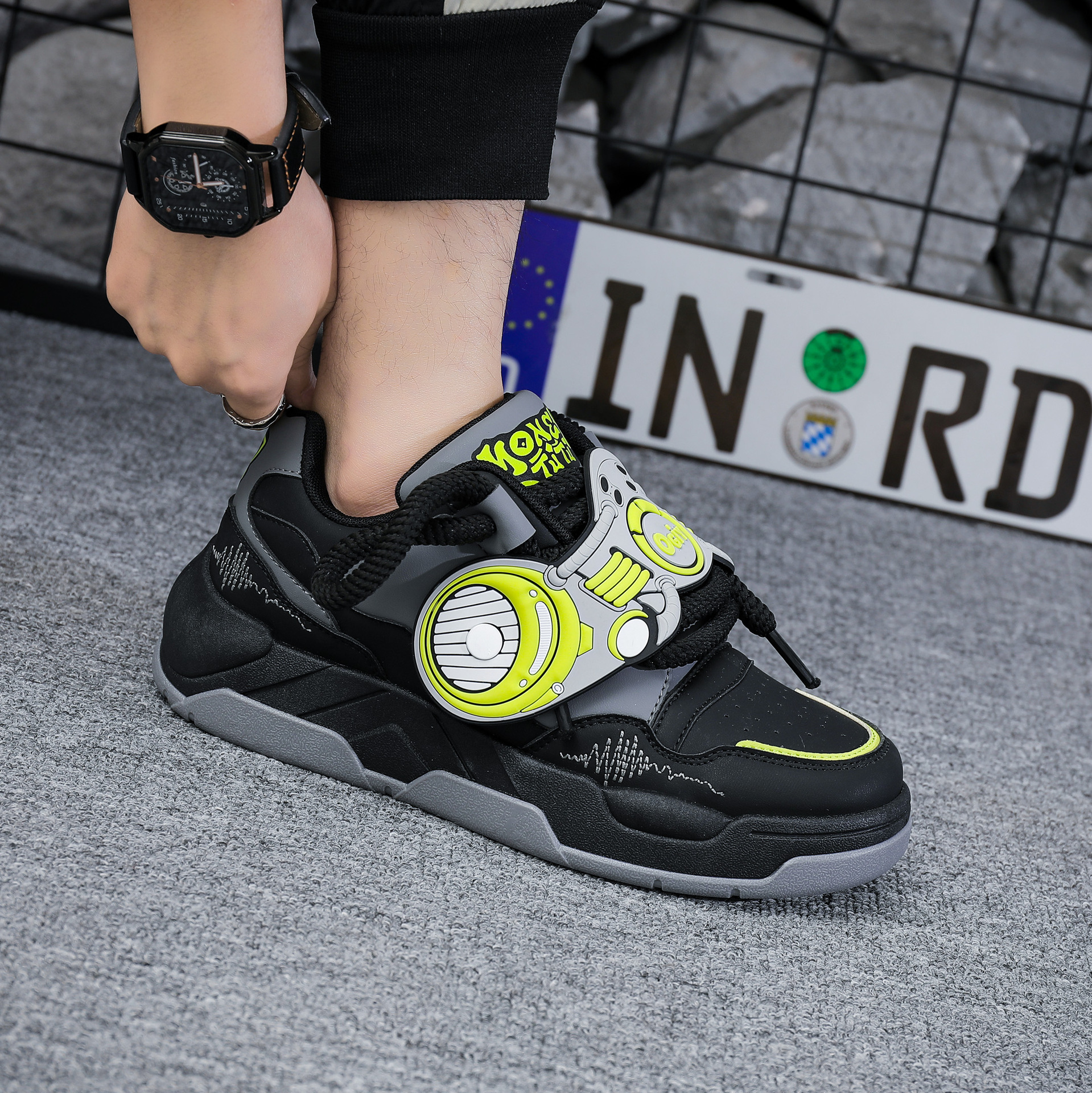 Commerce extérieur transfrontalier vente chaude 2024 nouvelles chaussures pour hommes nouvelles baskets de sport décontractées polyvalentes décontractées vente chaude chaussures à la mode C301_voghion.com