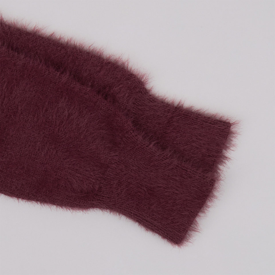 Áo khoác cardigan len nữ dáng ôm cổ tròn tay dài một hàng cúc chất liệu lông mềm mại — Màu hồng, Màu trắng, Màu xám nhạt, Xanh đậm chi tiết 55