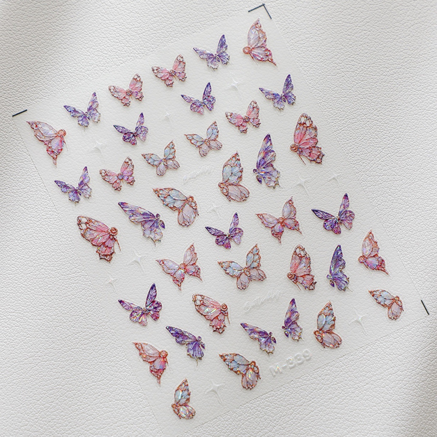 Purple pink butterfly