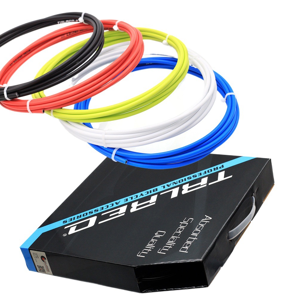 Trick mountain road folding bicycle transmission line 5mm brake wire tube boxed color brake wire shell