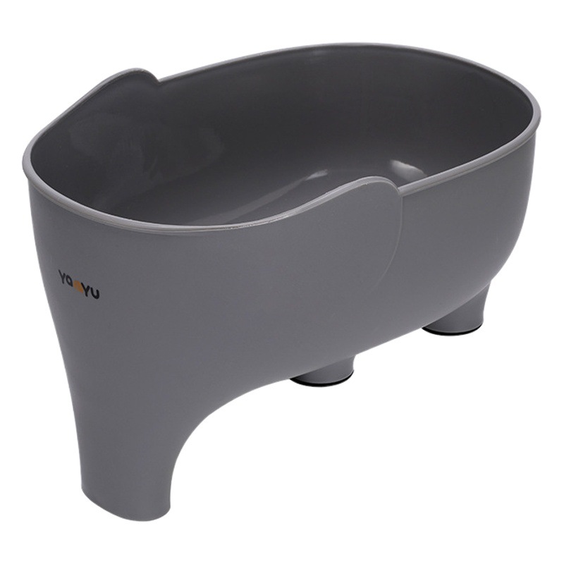 Cesta de drenaje de elefante Cesta de drenaje de almacenamiento de cocina multiusos Cesta de frutas y verduras doméstica Cesta de lavado de verduras Yanyu