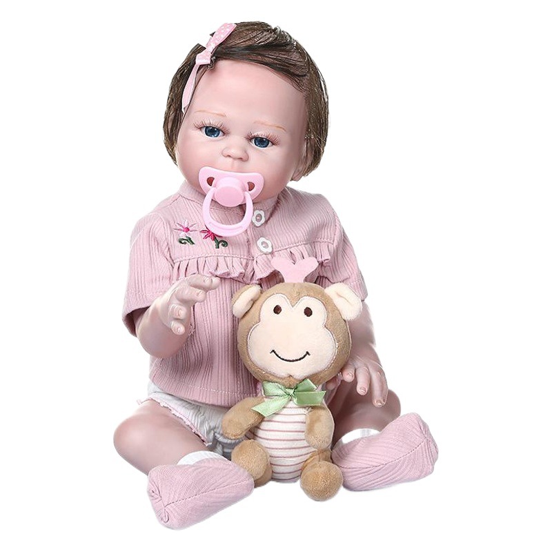 48cm pegamento completo simulación bebé muñeca transfronteriza Venta caliente baño de agua muñeca regalo de la muchacha