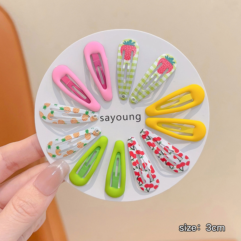 Horquilla de estrella colorida de dopamina, accesorio para el cabello para niños, horquilla con clip de flequillo lateral bonito para niñas, adorno para el cabello con clip BB.