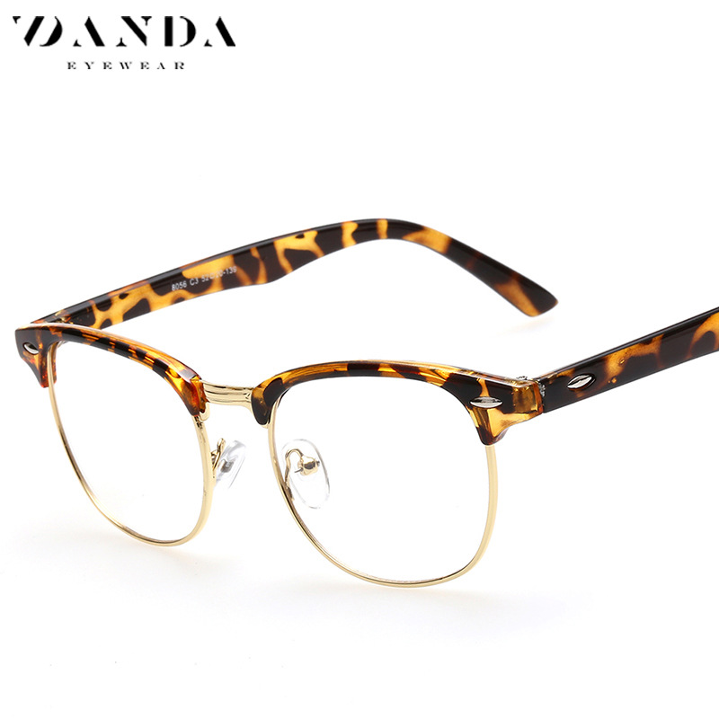 Nueva celebridad en línea mismo estilo gafas lisas caja retro gafas marco 8056 hombres y mujeres mismo estilo gafas lisas al por mayor