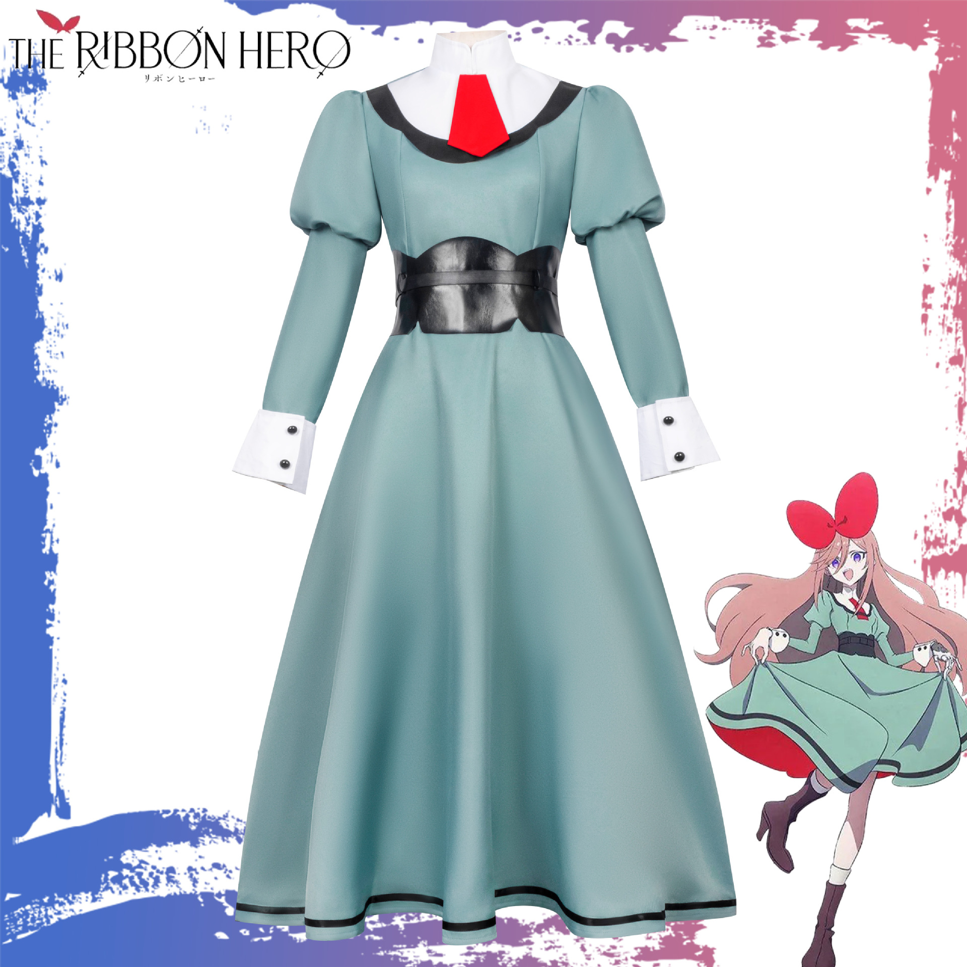 缎带骑士cos 萨菲亚少女蓝宝石公主常服cosplay动漫二次元 cos服