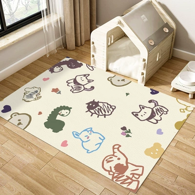 Avtomobil döşəmə paspasları, Mat Cat Special Mat Non-Slip - green-dinosaur-small-animal-6090cm