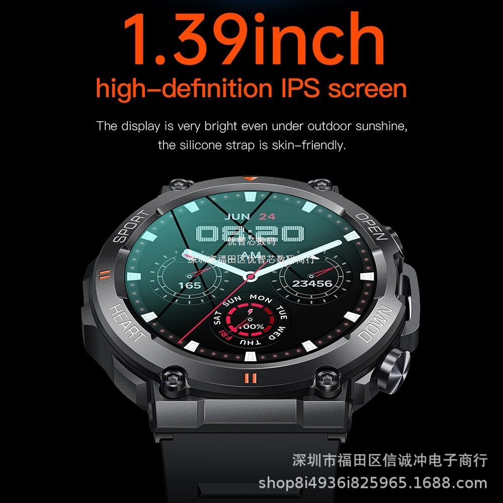 K56pro nuevo reloj inteligente Bluetooth llamada al aire libre pedómetro deportivo tres prevención frecuencia cardíaca monitoreo de oxígeno en sangre tiempo