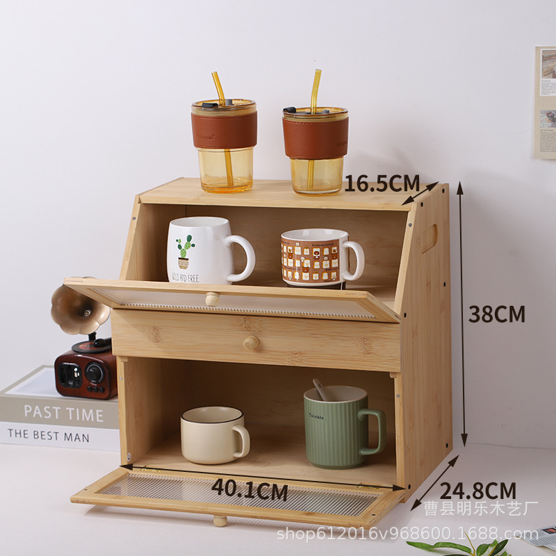 既製のダイニングテーブルティーセット、小さなキャビネット、キッチン食器収納キャビネット、パンスナック収納ボックス、竹文具収納キャビネット|undefined