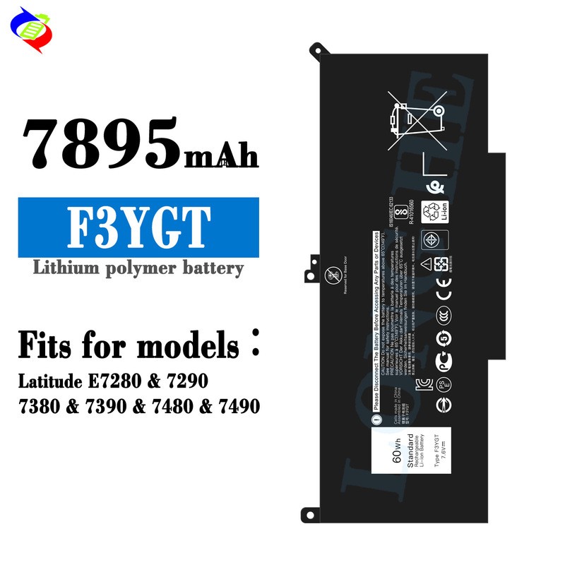 Suitable for Dell E7280 E7290 E7380 E7390 E7480 Laptop Battery F3Ygt Wholesale