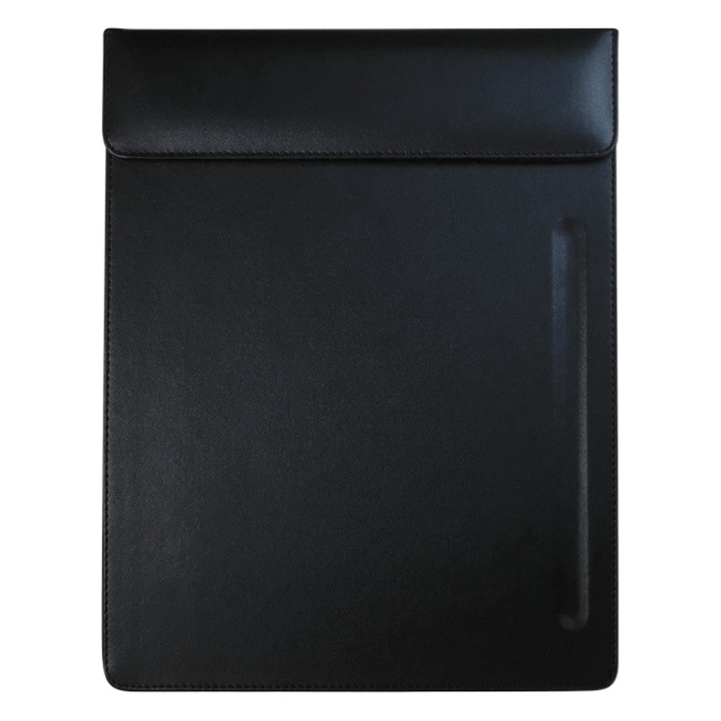 En stock Archivo de madera contrachapada A4 escritura se puede configurar con ranura de la pluma imitación cuero pu negocios Hotel Conferencia Mat menú clip