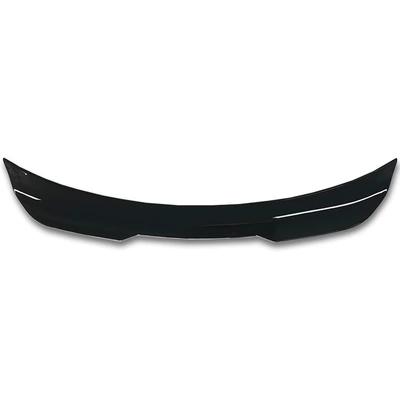 Suitable for Bmw 1 Series (07-13) E82/E88 Modified Psm Style Rear Spoiler Fixed Wing Exterior Modification Without Damage (Fixed wind wing) - bright-black