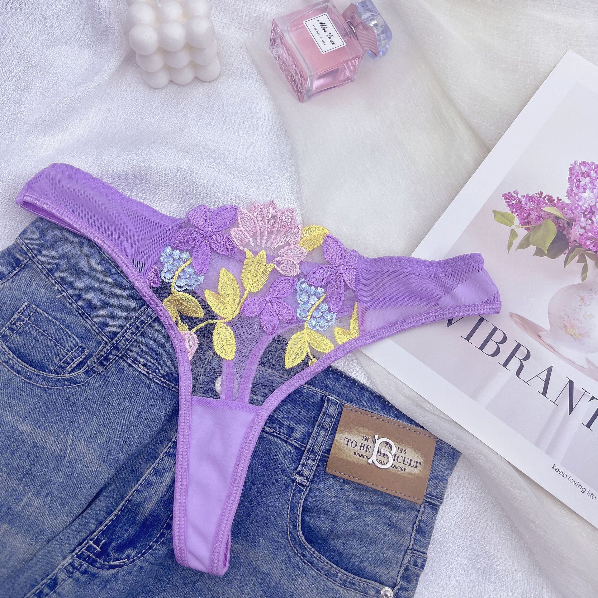 브릴리언트 퍼플--편안한 가죽끈