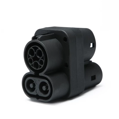 New energy vehicle charging pile adapter CCS1-CCS2 DC US standard to European standard adapter cross-border explosions (EV şarj adapterləri) - ccs1-ccs2