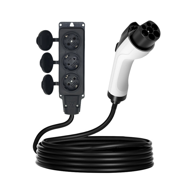 The discharge gun supports V2L European standard new energy external discharger for outdoor camping, BYD Seagull external power strip