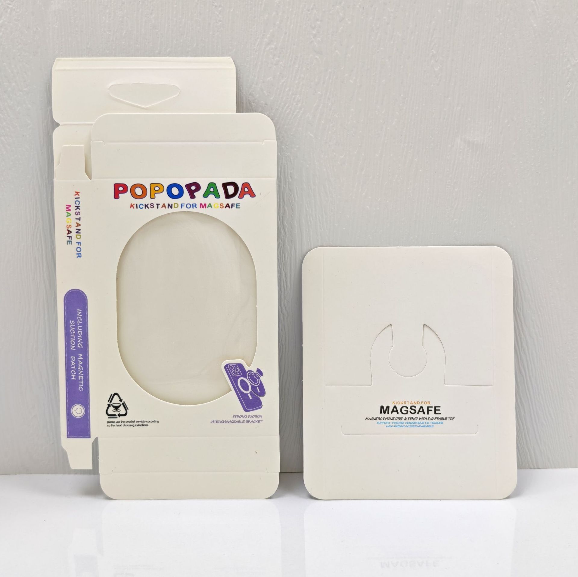 350g 흰색 카드(120*85*17)mm + 종이 카드 트레이