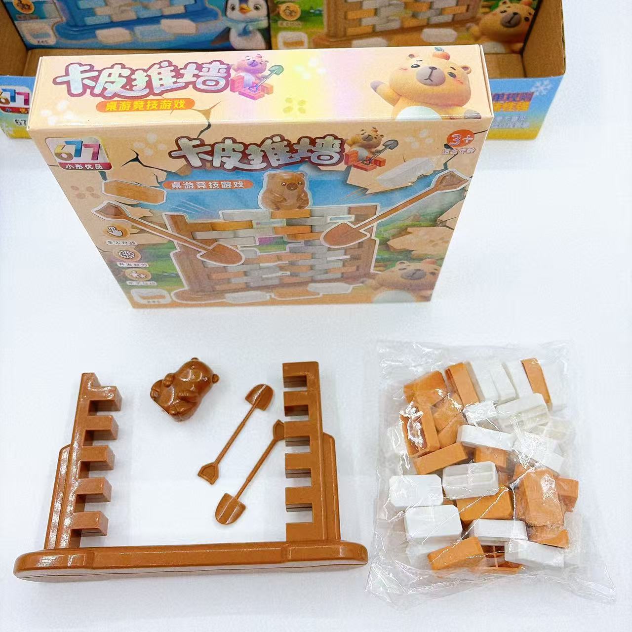 Juguetes de mesa para niños dibujos animados empujar hielo rompehielo caja grande golpear padres-hijos interacción interesante