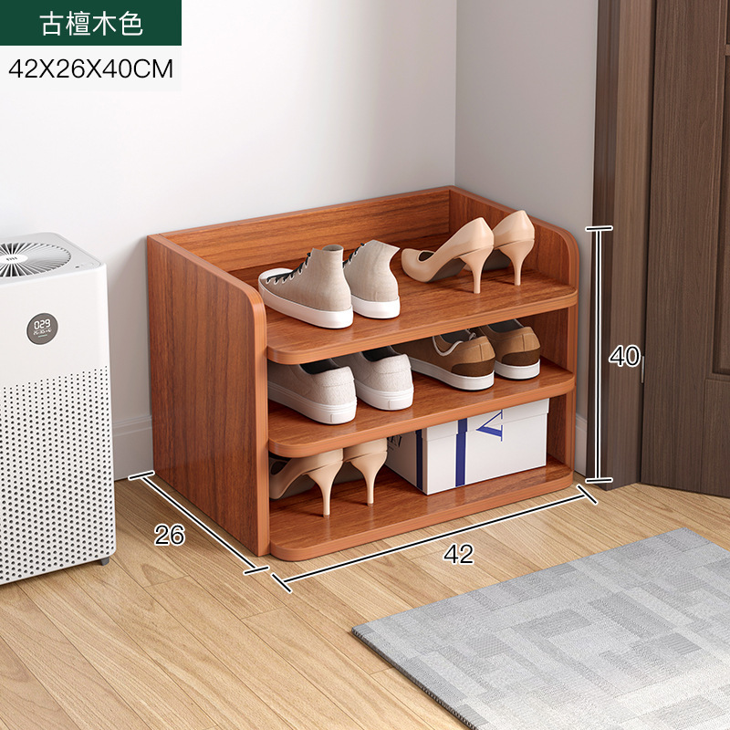 Zapatero puerta del hogar en capas de partición sólido durable simple dormitorio artefacto de almacenamiento de gran capacidad de múltiples capas del gabinete del zapato image 8
