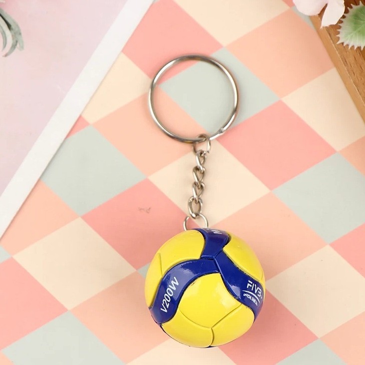 Nuevo llavero de voleibol bolsas escolares creativas para estudiantes exquisitos colgantes recuerdos premios de competición inswind nicho para hombres