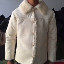 男女士羊剪绒皮毛一体外套中老年羊皮袄防风保暖棉袄真皮皮衣内胆