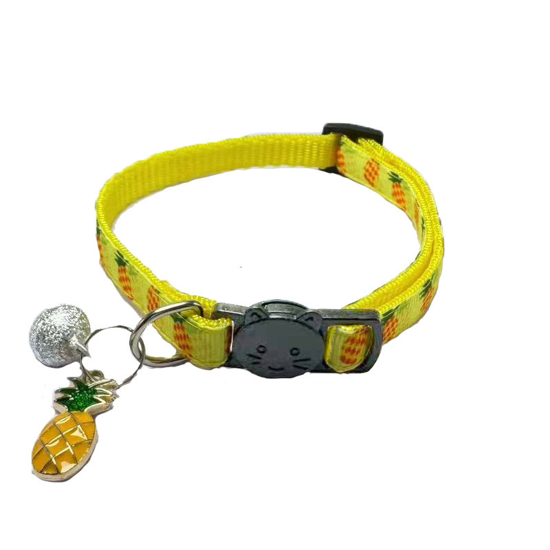 24 nuevos collares de frutas para gatos con accesorios de frutas para collares de mascotas fabricantes en stock