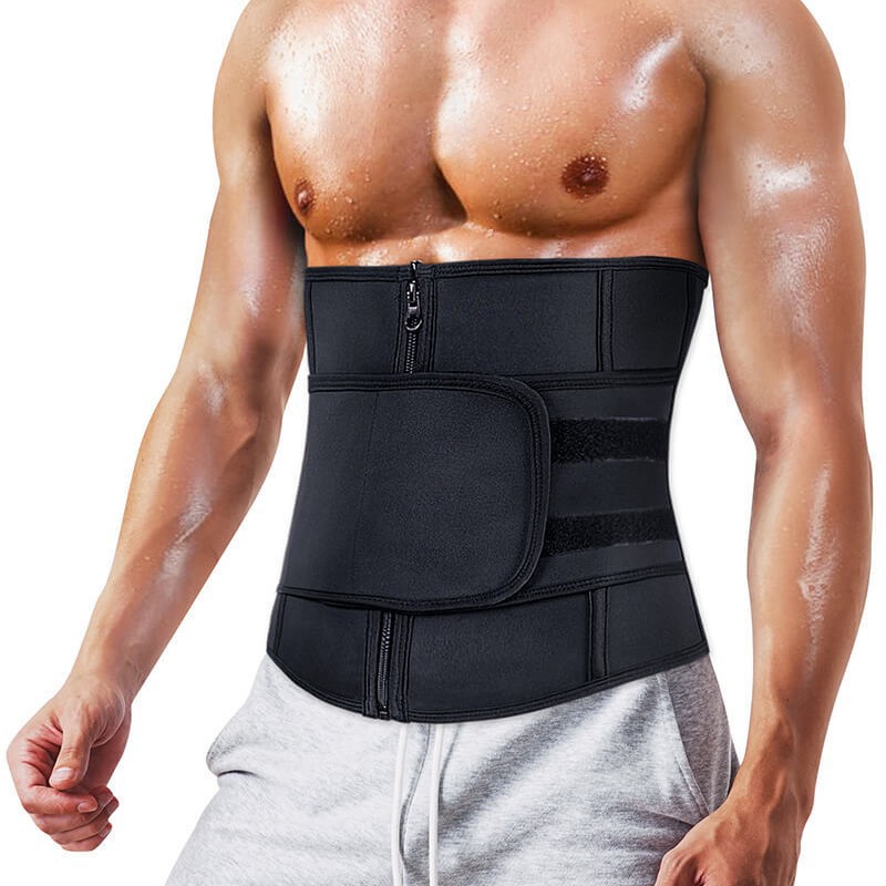 Cross-Border Hot-Selling Men's Waist Shaping Belt Sports Fitness Abdominal Training Abdominal Belt Weight Loss Waist Shaping Support Belt