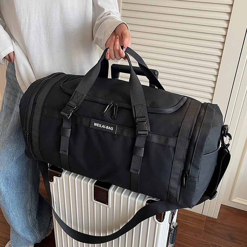 Bolsa de viaje de gran capacidad al aire libre de corta distancia separación seca y húmeda bolsa deportiva de acondicionamiento físico portátil bolsa de almacenamiento de entrenamiento de moda ligera
