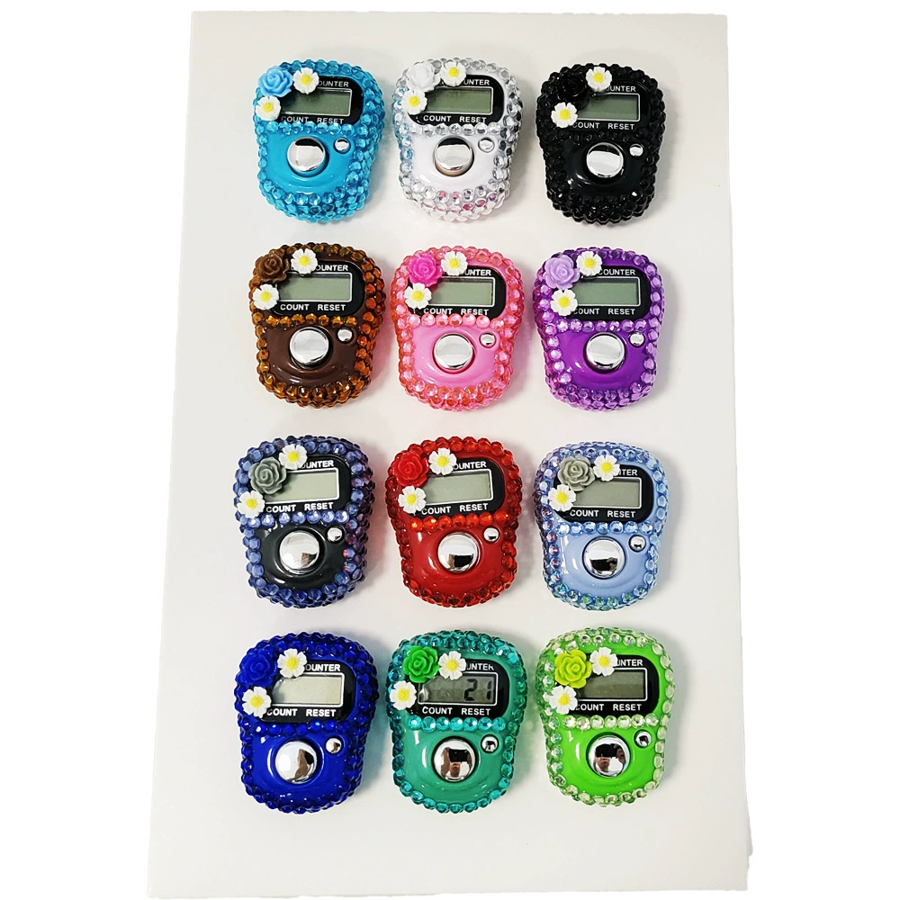 Sxh5136 Бренд 1011kh Pope Diamond Flower Battery Картонная коробка Кольцо Счетчик Пальцы