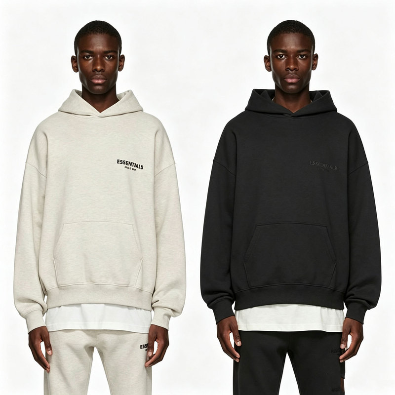 Cross-border FOG hoodie with all three labels, heavyweight cotton Essentia sweatshirt, unisex hooded streetwear, 22 styles of sweatshirts