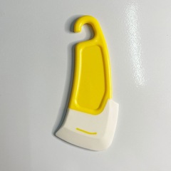 Silicone spatula pot bottom cleaning high-temperature resistant scraper wash pan flat pot bowl non-stick pan cleaning blade grease scraper