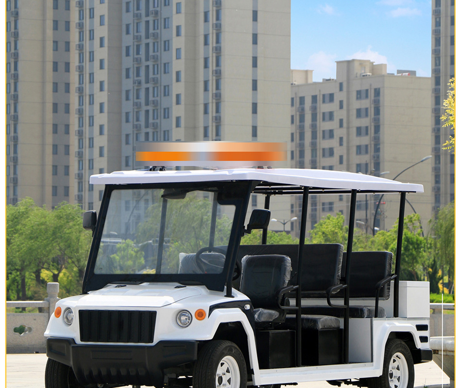 Electric Sightseeing Car, Golf Cart, Off-Road Electric Four-Wheel Sightseeing Shuttle Car, Reception and Patrol Vehicle